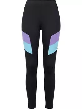 Леггинсы Urban Classics, цвет black/ultraviolet