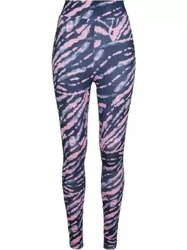 Леггинсы Urban Classics, цвет darkshadow/pink