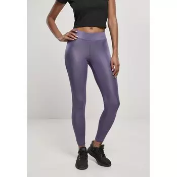 Леггинсы Urban Classics Imitation Cuir, фиолетовый