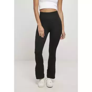 Леггинсы Urban Classics Interlock Bootcut, черный