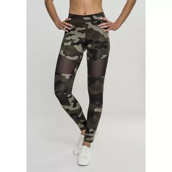 Леггинсы Urban Classics Mesh, разноцветный