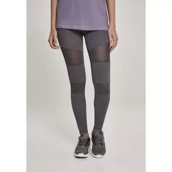 Леггинсы Urban Classics Mesh, серый