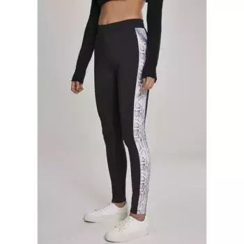 Леггинсы Urban Classics Striped, черный