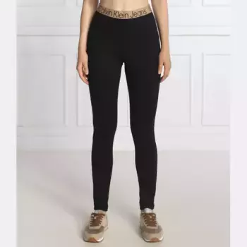 Леггинсы узкого кроя Calvin Klein, черный