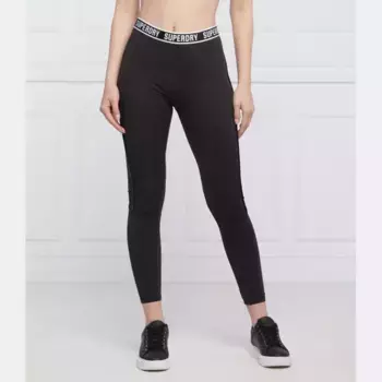Леггинсы узкого кроя Superdry, черный