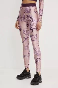 Леггинсы Versace Jeans Couture, розовый