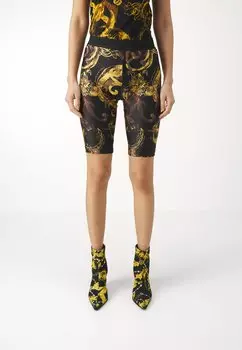 Леггинсы Versace Jeans Couture TAPE, цвет black/gold