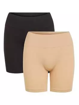 Леггинсы Vila, цвет schwarz/beige
