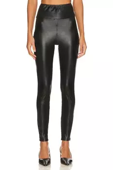 Леггинсы WeWoreWhat Faux Leather, черный