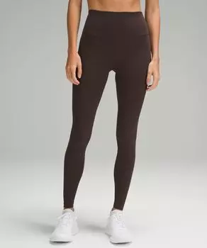 Леггинсы Wunder Train High-Rise Lululemon, эспрессо