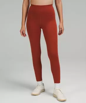 Леггинсы Wunder Train с высокой посадкой и карманами Lululemon