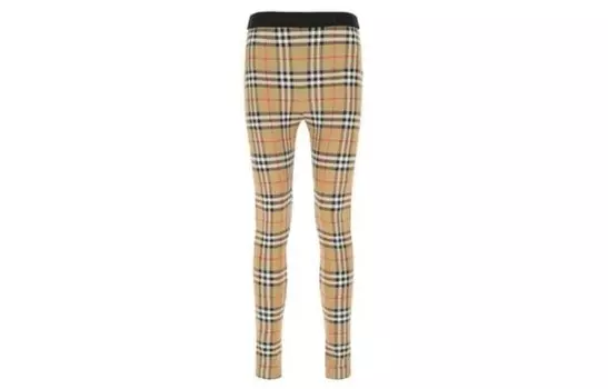 Леггинсы женские Burberry, коричневый / черный