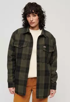 Легкая куртка CHECK OVER Superdry, хаки
