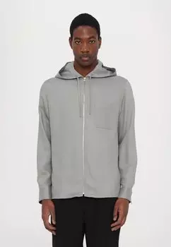 Легкая куртка SHIRT HOOD sandro, белый