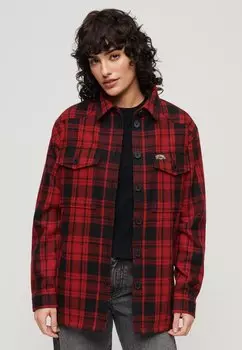 Легкая куртка Superdry, крапчатый темно-красный