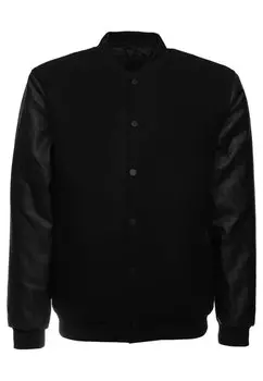 Легкая куртка Urban Classics OLDSCHOOL COLLEGE JACKET, цвет Black/Black