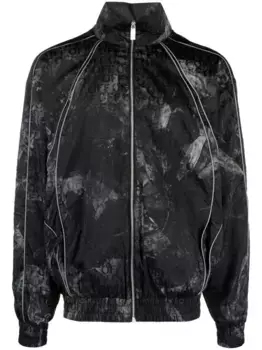 Легкая ветровка Biker с нашивкой-логотипом OFF-WHITE, черный