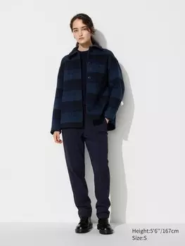 Легкие брюки heattech Uniqlo, синий