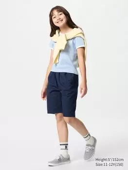 Легкие шорты Uniqlo, синий