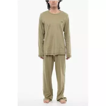 Легкий хлопковый длинный пижамный комплект UMSET-ARAMIS Diesel, Green