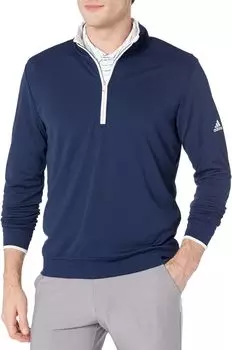 Легкий пуловер с молнией UPF 1/4 adidas, цвет Collegiate Navy