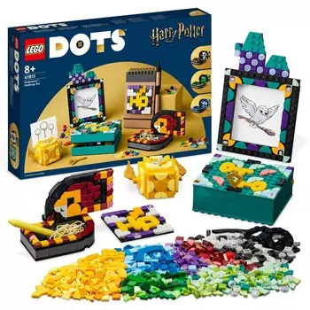 LEGO DOTS, кубики Гарри Поттера, письменный набор Хогвартс, 41811