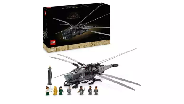 Lego Icons Набор королевского орнитоптера Дюна Атрейдес, модель самолета