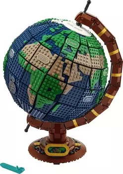 LEGO Ideas, блоки, Глобус, 21332