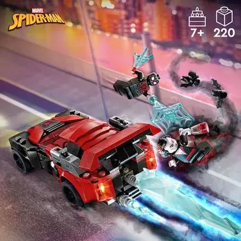 LEGO Marvel Майлз Моралес против Морбиуса 76244 Набор строительных игрушек LEGO