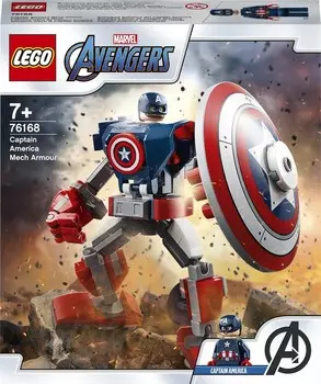 LEGO Marvel, Мстители, кирпичи Бронированный робот Капитана Америки, 76168