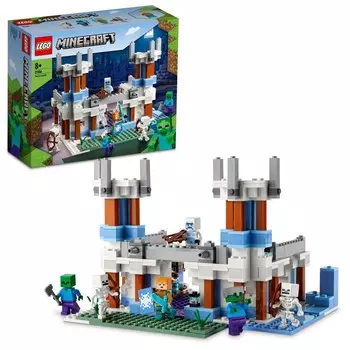 LEGO Minecraft, блоки, Ледяной замок, 21186