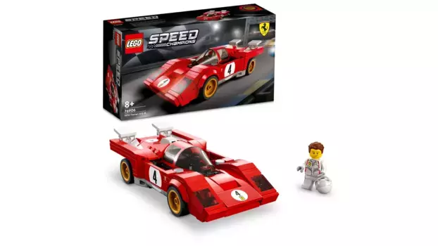 Lego Speed Champions Ferrari 512 M 1970 года, модельный комплект автомобиля