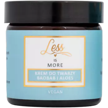 Less Is More Face Care Cream регенерирующий крем для лица баобаб и алоэ вера, 60 мл