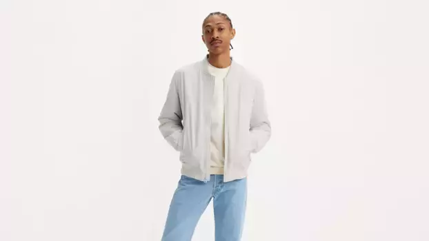 Летная куртка-бомбер Levi's, серый