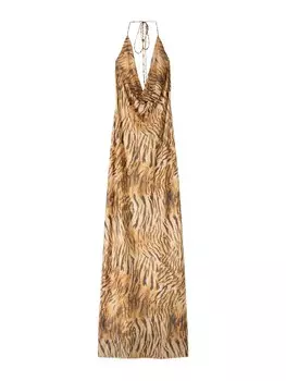 Летнее платье Bershka, экрю
