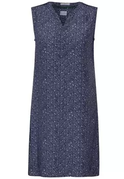 Летнее платье CECIL Summer Dress, темно-синий