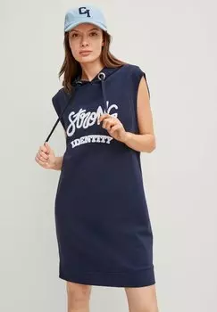 Летнее платье comma casual identity, темно-синий