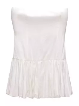 Летнее платье Pull&Bear, белый