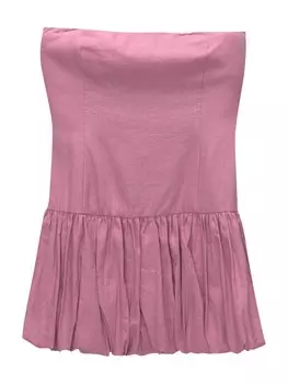 Летнее платье Pull&Bear, розовый