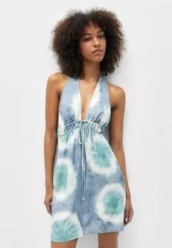 Летнее платье PULL&BEAR, синий