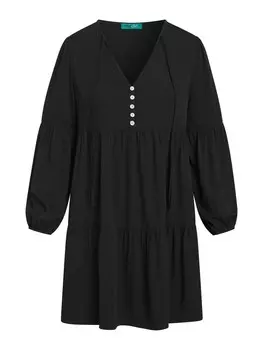 Летнее платье TOOche Summer Dress Elegant Charm, черный
