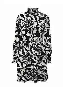 Летнее платье Vero Moda, черный меланж