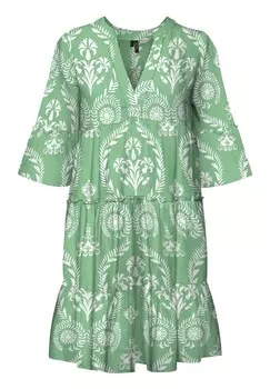Летнее платье VMDICTHE 3/4 Vero Moda, светло-зеленый