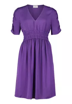 Летнее платье в стиле бохо Vera Mont, фиолетовый