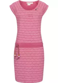 Летнее платье в стиле Ragwear "Penelope Print C Intl.", легкое пляжное платье со стильным принтом, цвет Beere