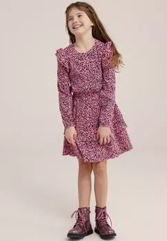 Летнее платье WE Fashion, розовое