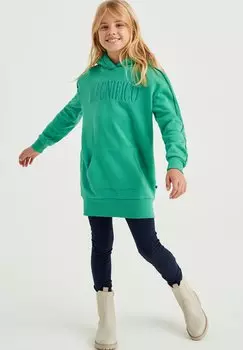 Летнее платье WE Fashion, зеленое