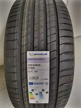 Летние шины Michelin LATITUDE SPORT 3 XL 255/50 R19 107W