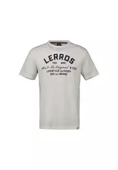 Летняя футболка с принтом Lerros, белый