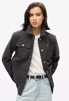 Летняя куртка EMBROIDERD Superdry, черный